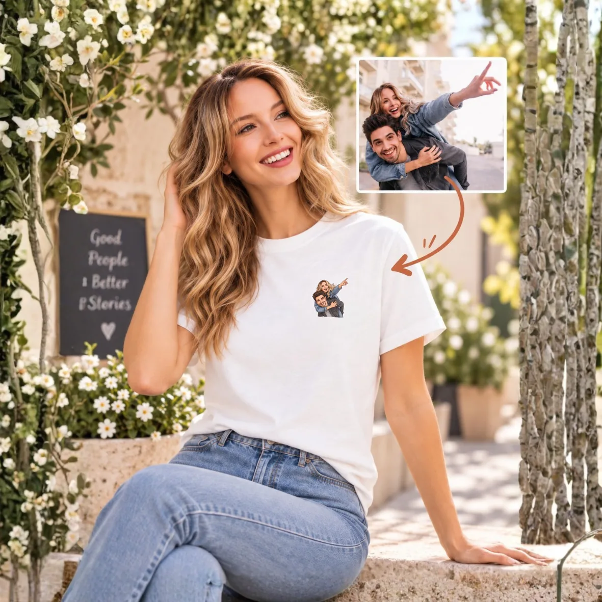 CAMISETA PERSONALIZADA CON TU FOTO– IMPRESIÓN